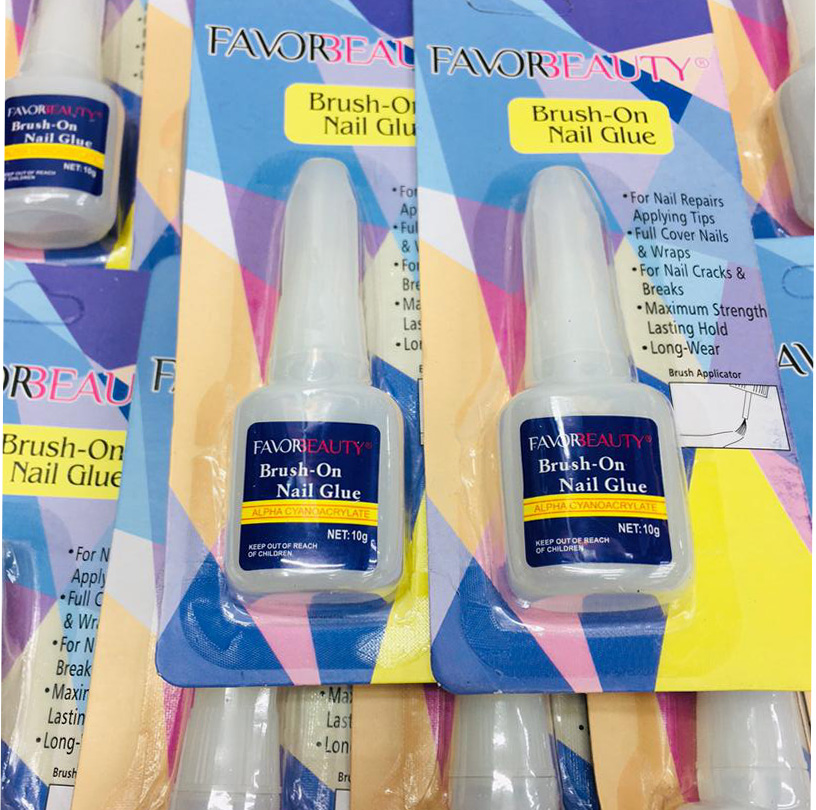 چسب ناخن لاکی عمده ((قیمت سری ۱۲ عددی))