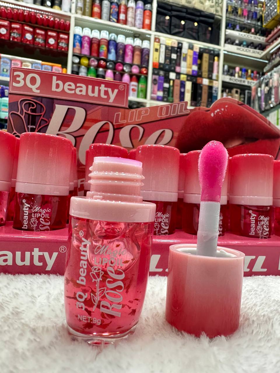 برق لب 3Q بیوتی رز ((قیمت بسته ۲۴ عددی))