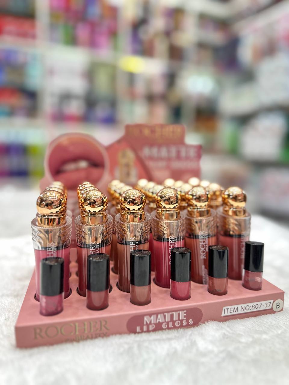 رژ مایع ROCHER اصلی ((قیمت بسته ۲۴ عددی))