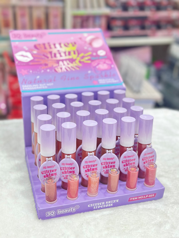 رژ لب شاین دار عمده 3Q beauty ((قیمت سری ۲۴ عددی))